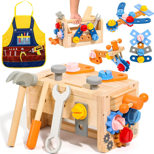Werkzeugset holzspielzeug - werkzeugset,