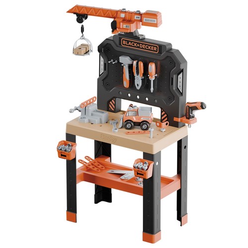 Smoby black decker werkbank - smoby, black+decker