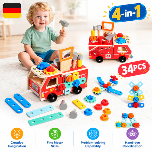 Holz werkzeugkoffer kinder - werkzeugkoffer,